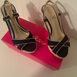 Lilly Pulitzer Wedge Sandals